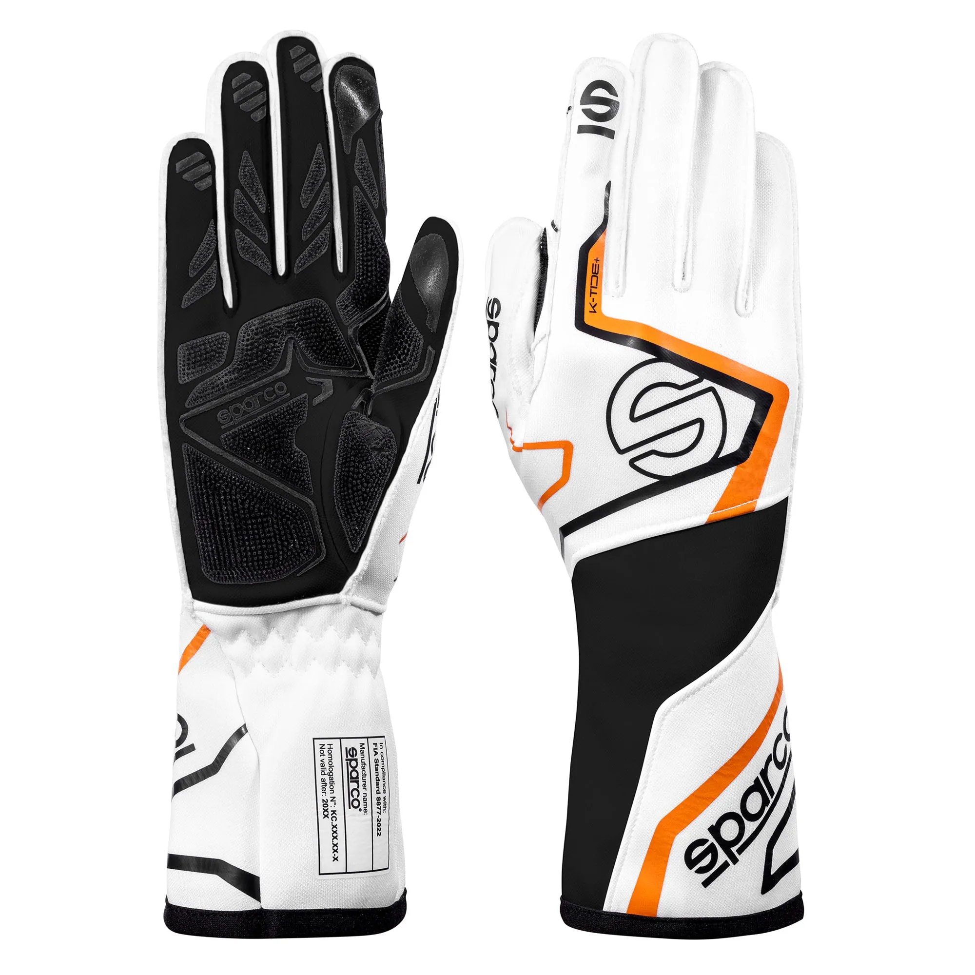2025 Sparco K-TIDE  Karting Gloves Go-Kart Racing FIA 8877-2022 Approved Spec