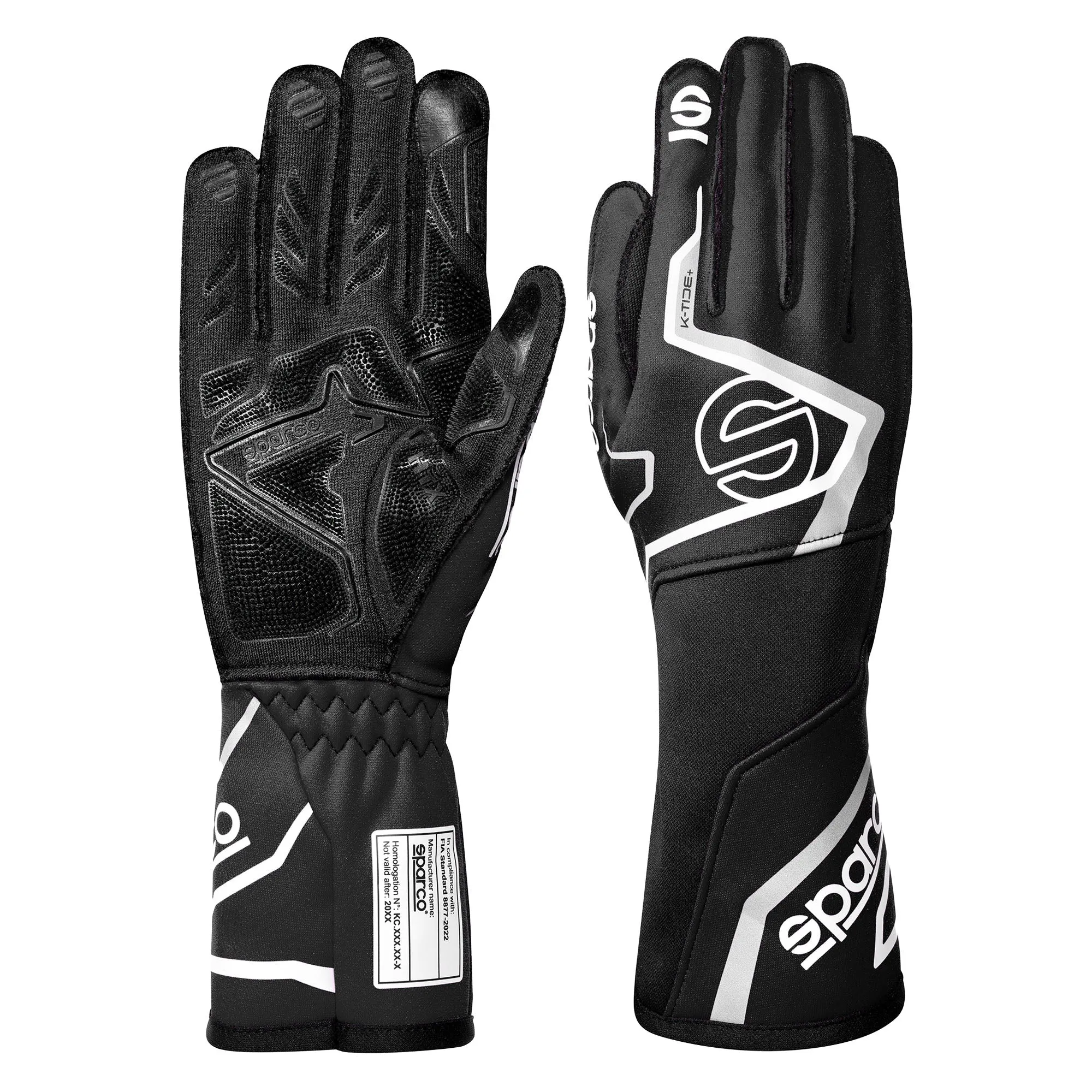 2025 Sparco K-TIDE  Karting Gloves Go-Kart Racing FIA 8877-2022 Approved Spec