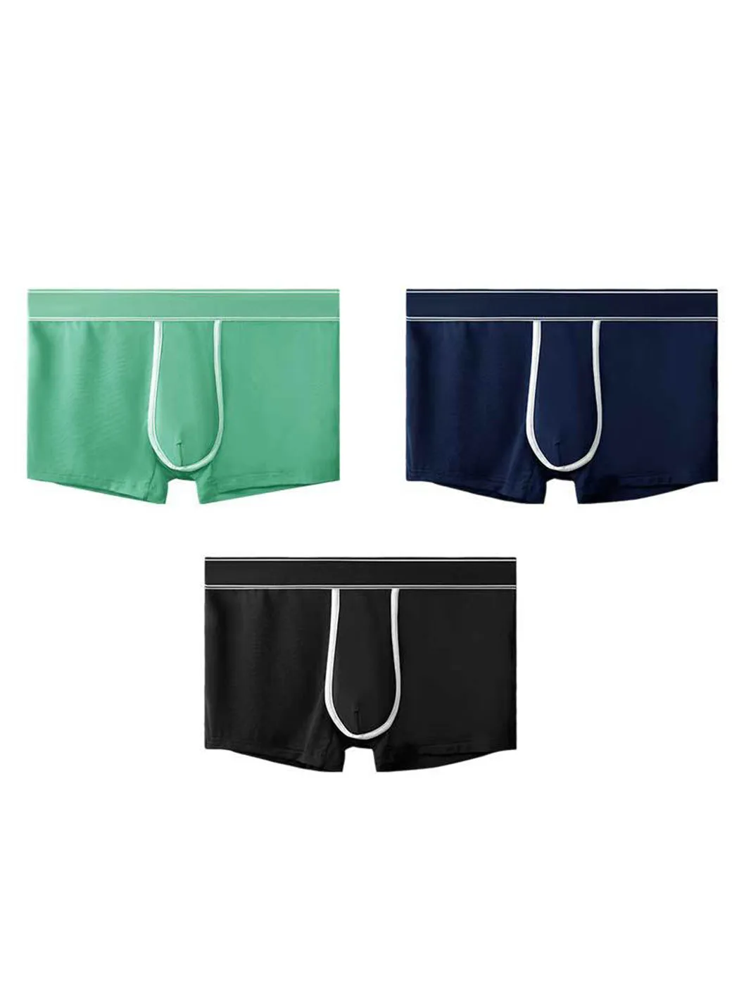 3 Pack Mens Breathable Micro Thin Trunks