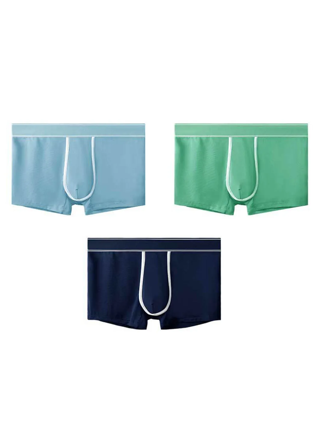 3 Pack Mens Breathable Micro Thin Trunks