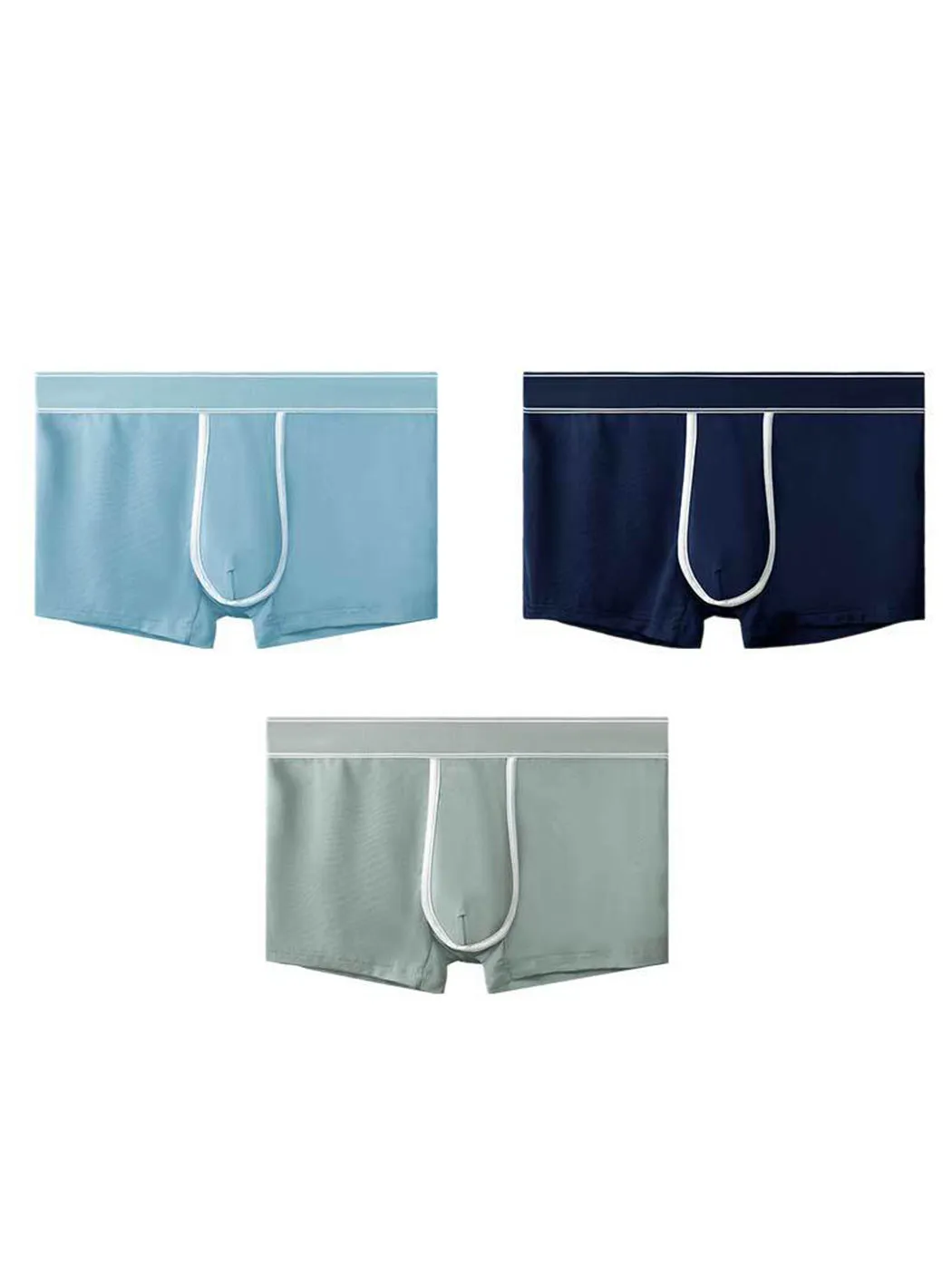 3 Pack Mens Breathable Micro Thin Trunks