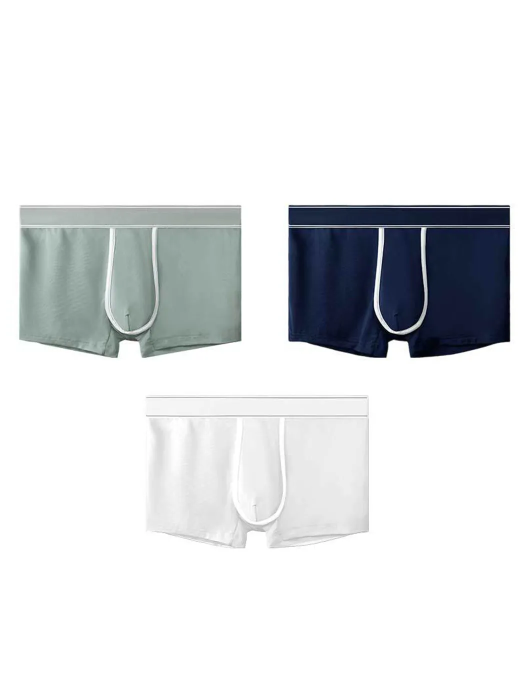 3 Pack Mens Breathable Micro Thin Trunks