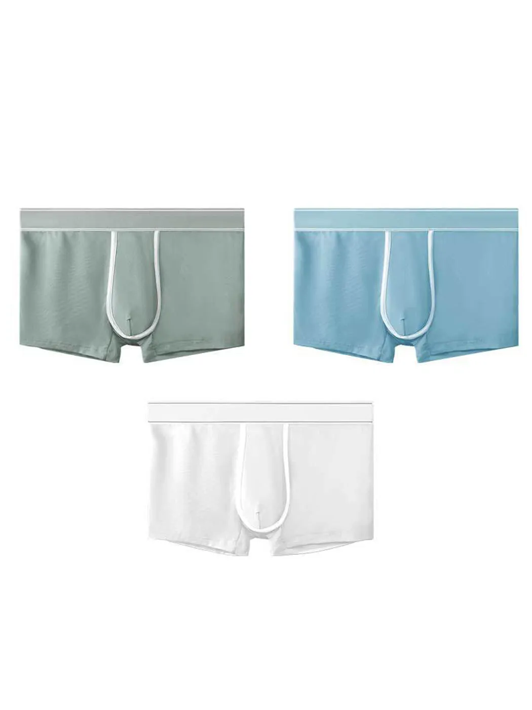 3 Pack Mens Breathable Micro Thin Trunks