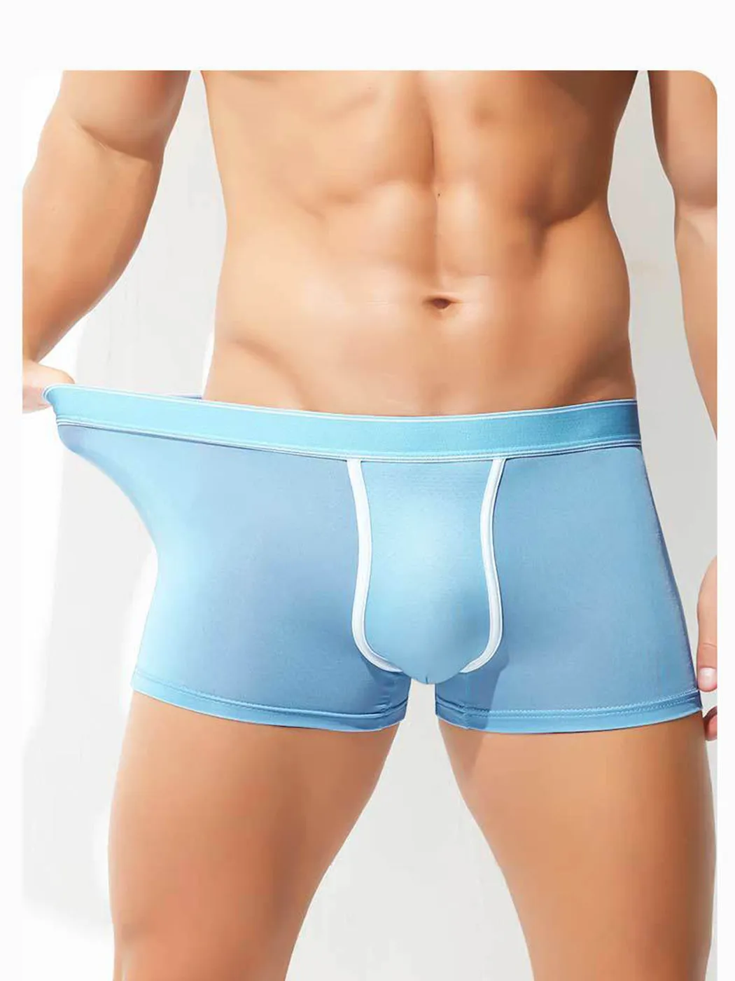 3 Pack Mens Breathable Micro Thin Trunks