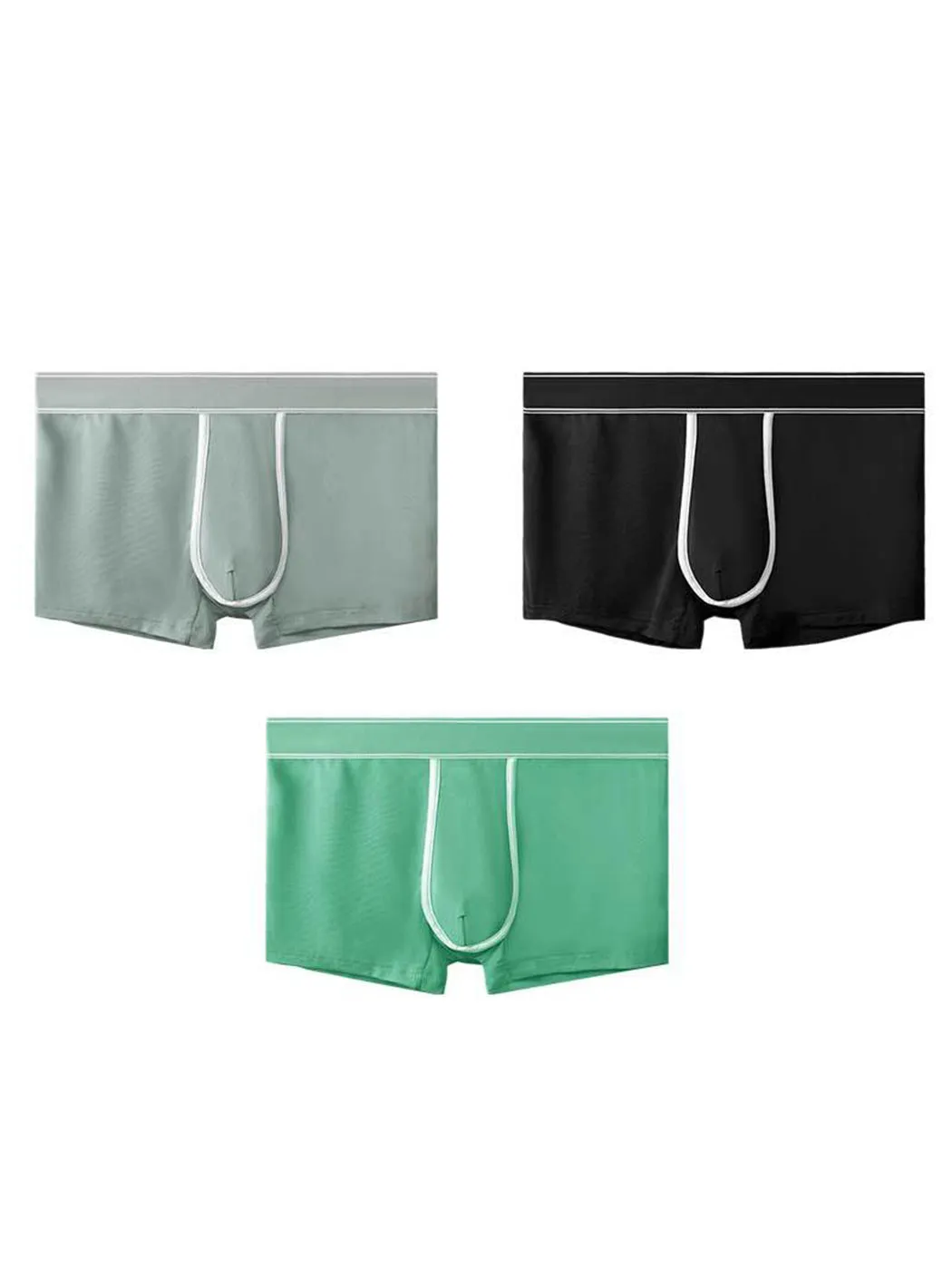 3 Pack Mens Breathable Micro Thin Trunks