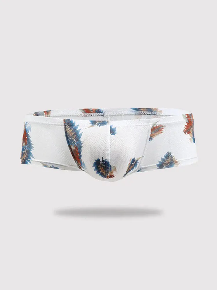 4 Pack Men's U-Pouch Low-Rise Moisture-Wicking Trunks