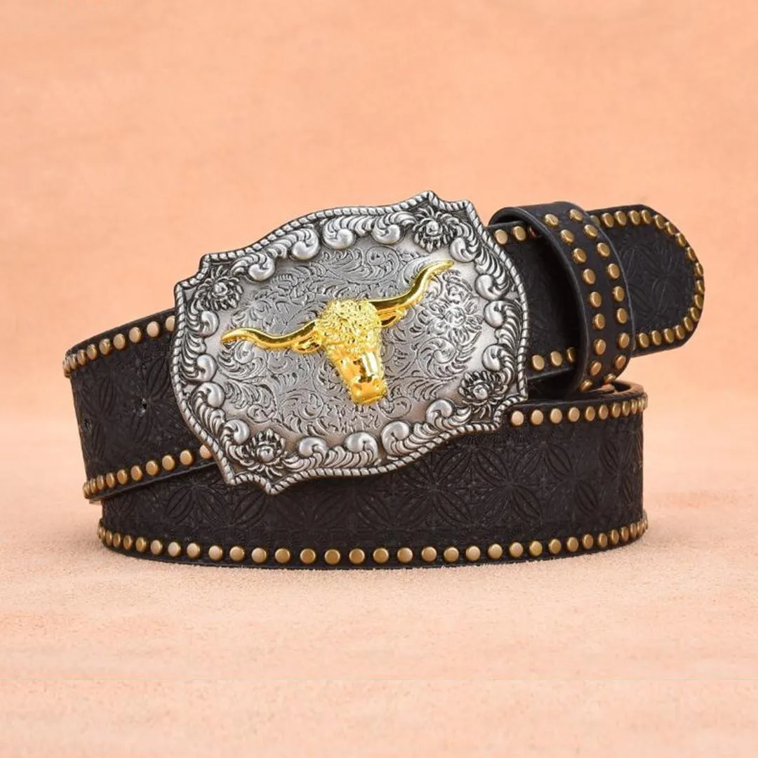 AlliTex Luxe Auto Cowskin Leather Belt