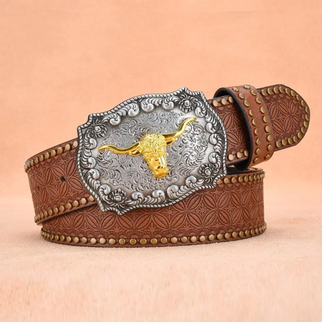 AlliTex Luxe Auto Cowskin Leather Belt