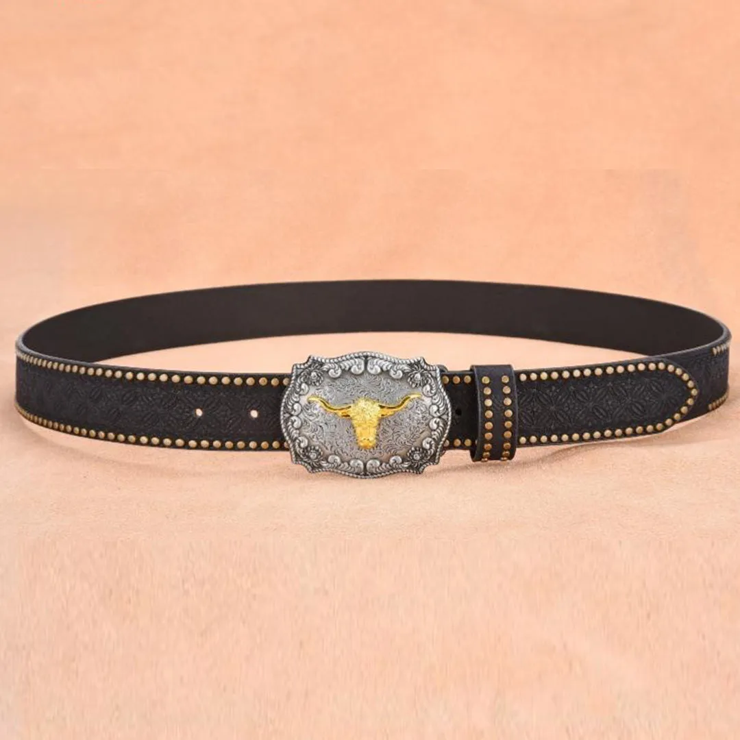 AlliTex Luxe Auto Cowskin Leather Belt