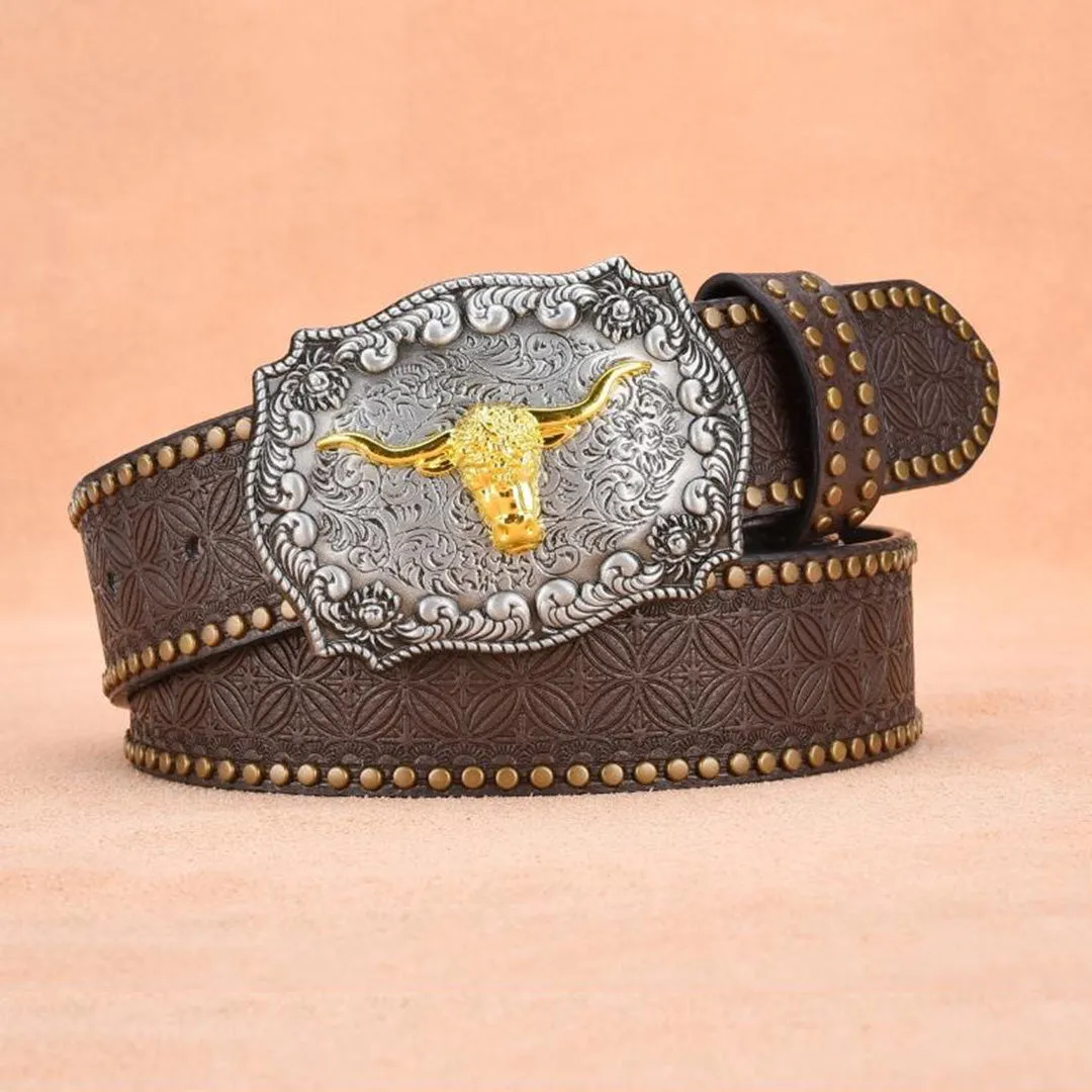 AlliTex Luxe Auto Cowskin Leather Belt