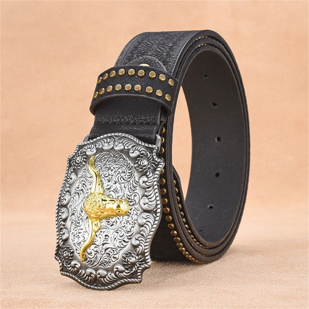 AlliTex Luxe Auto Cowskin Leather Belt