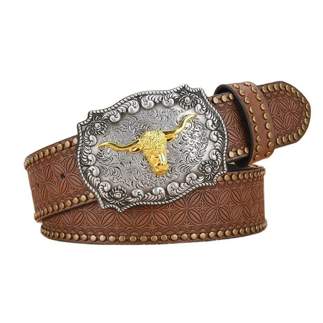AlliTex Luxe Auto Cowskin Leather Belt