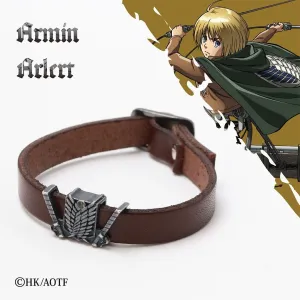 Attack on Titan Armin Arlert Leather Bracelet Japan Limited