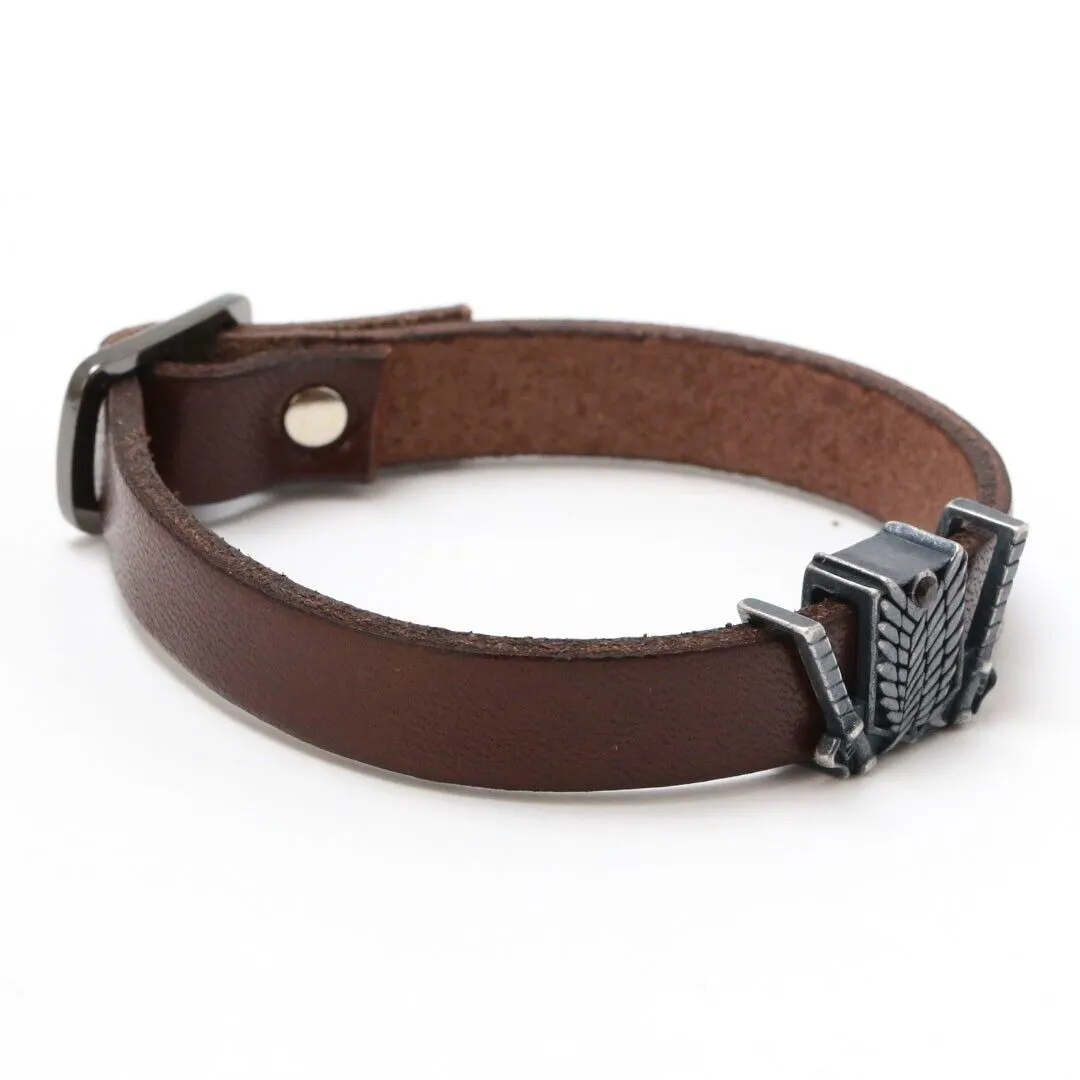Attack on Titan Armin Arlert Leather Bracelet Japan Limited