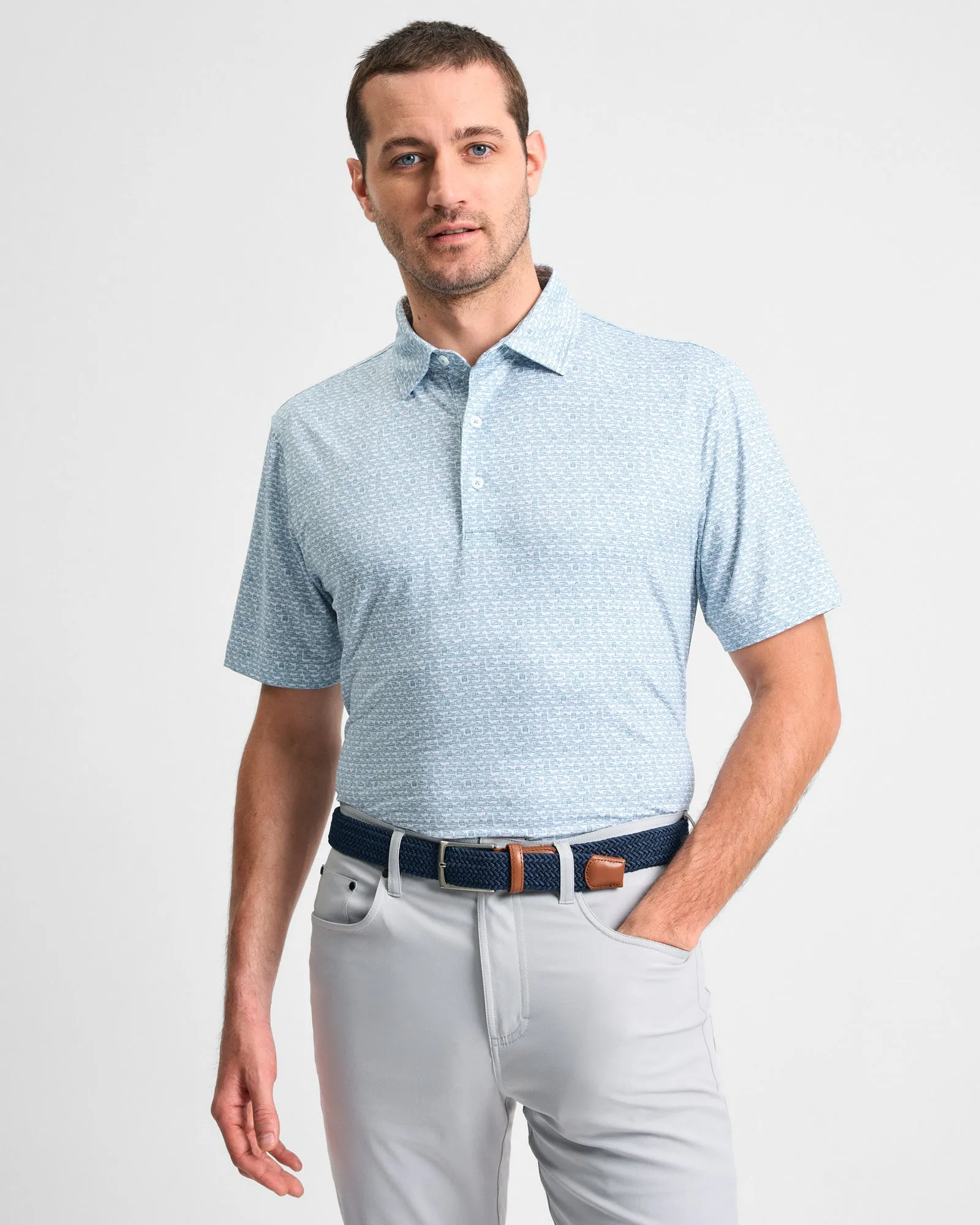 Defenders Printed Performance Polo