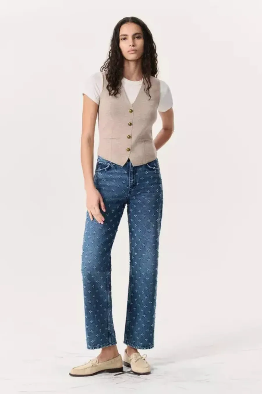 Ella Vest Dark Taupe