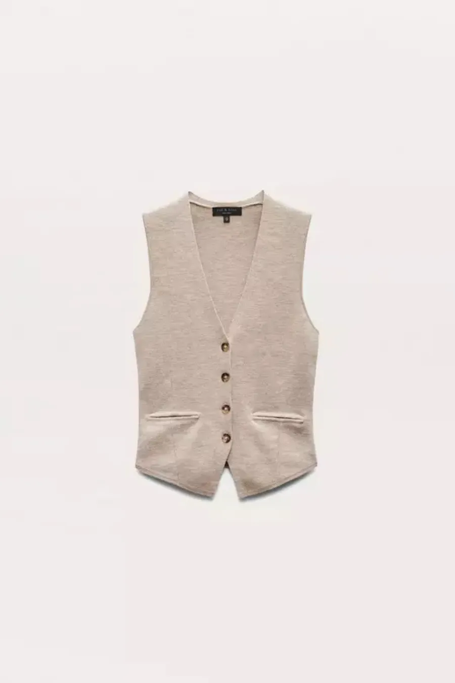 Ella Vest Dark Taupe