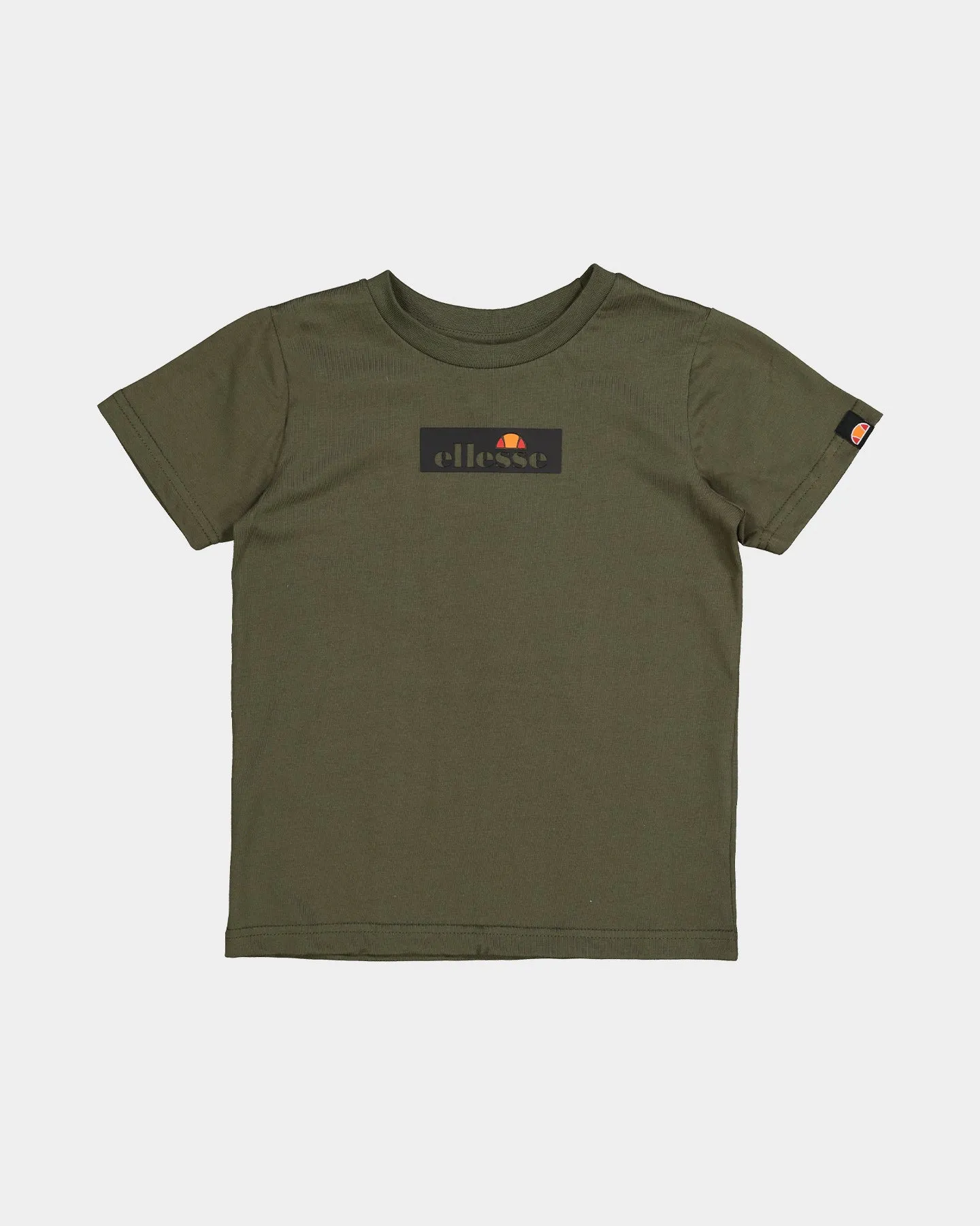 Ellesse Kids' Bravo T-Shirt/Short Set Khaki