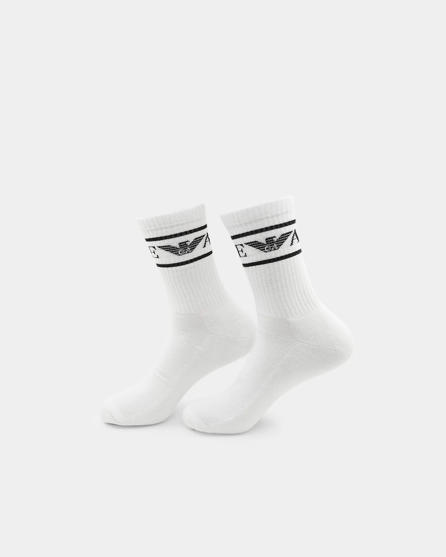 Emporio Armani T50 Socks 2 Pack White