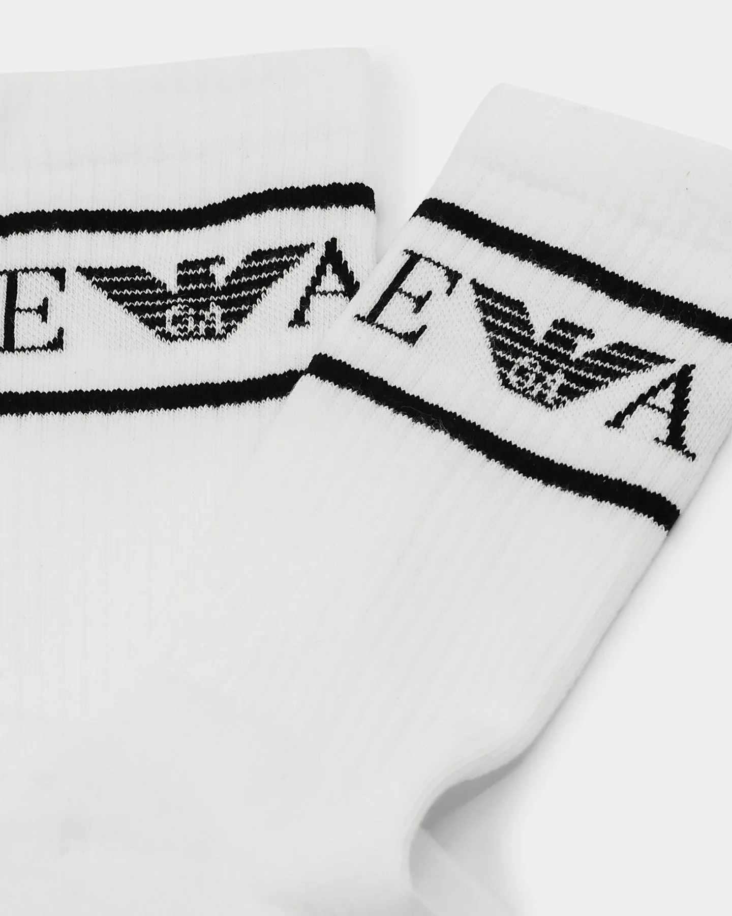 Emporio Armani T50 Socks 2 Pack White
