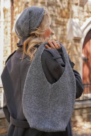 Grey Knitted Bag