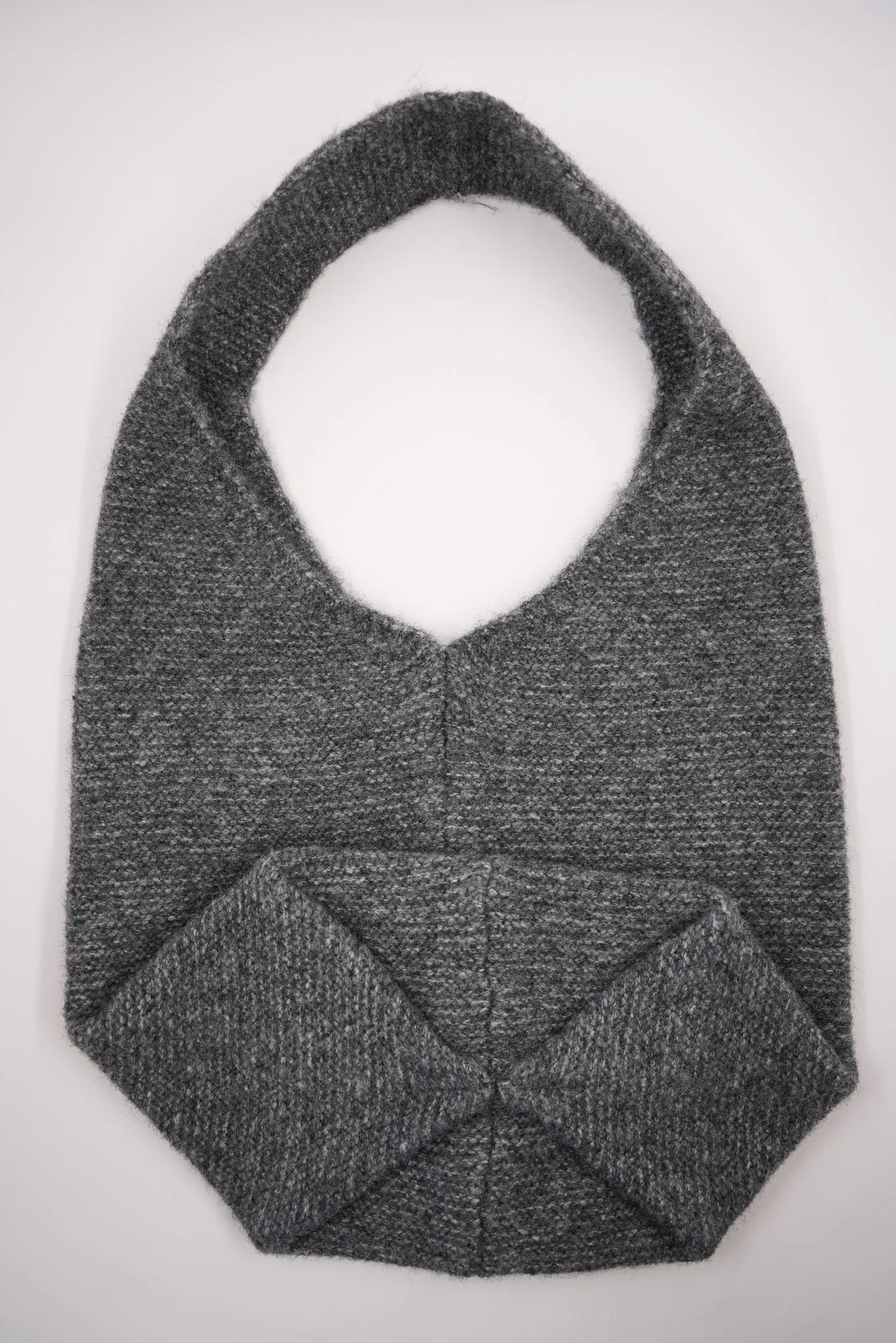 Grey Knitted Bag