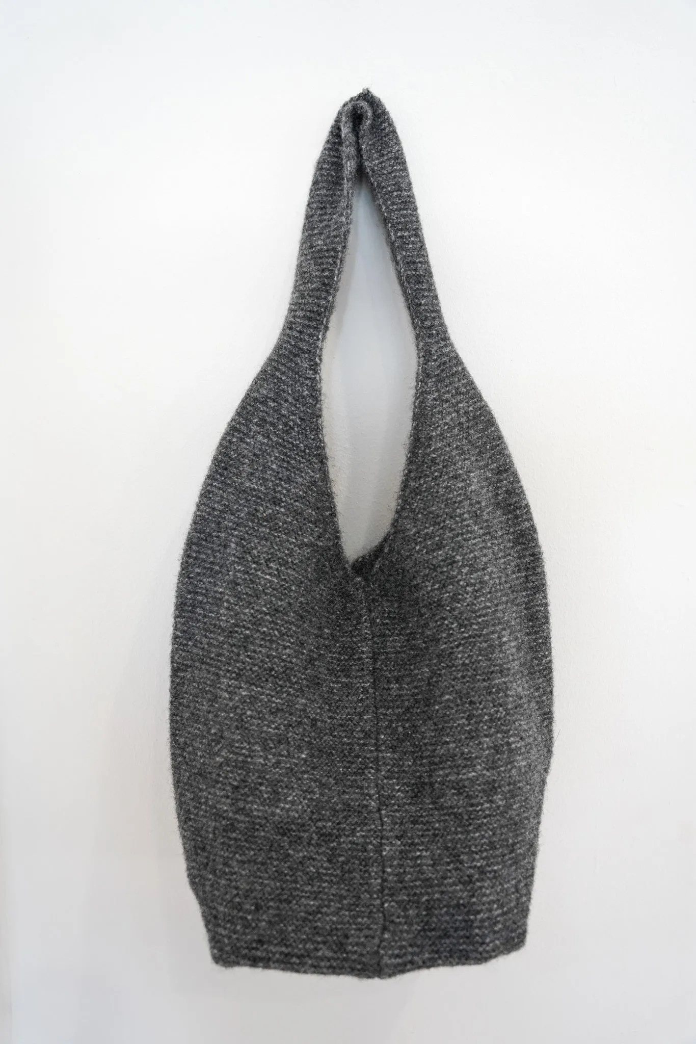 Grey Knitted Bag