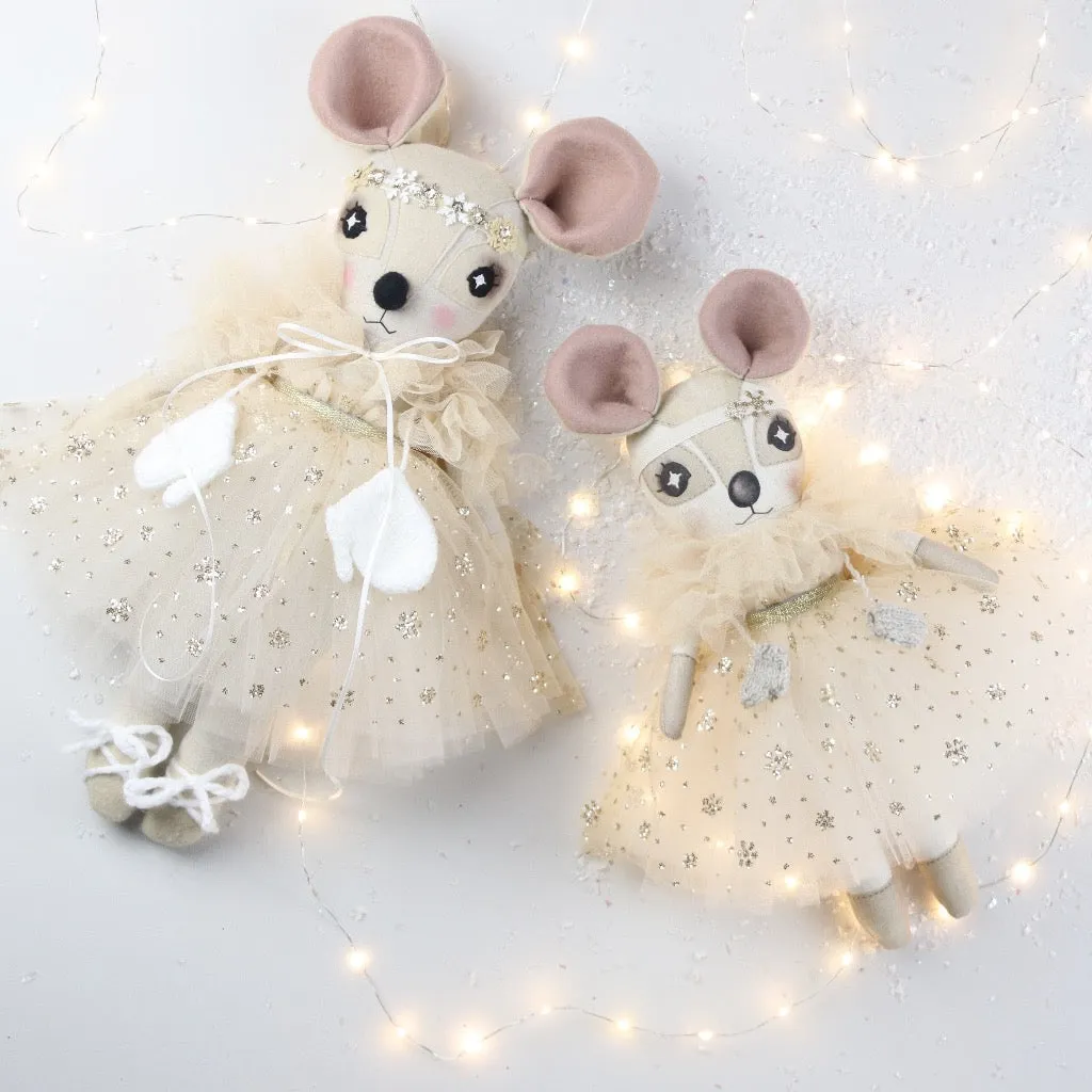 Keepsake Golden Snowflake Sparkle Delphine Dormouse