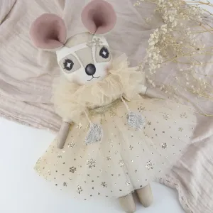 Keepsake Golden Snowflake Sparkle Delphine Dormouse
