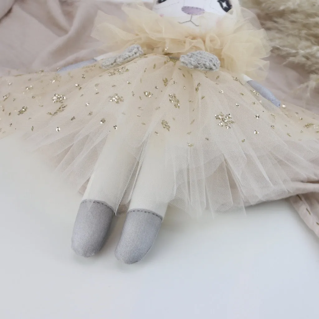Keepsake Snowflake Sparkle Golden Adeline Arctic Hare