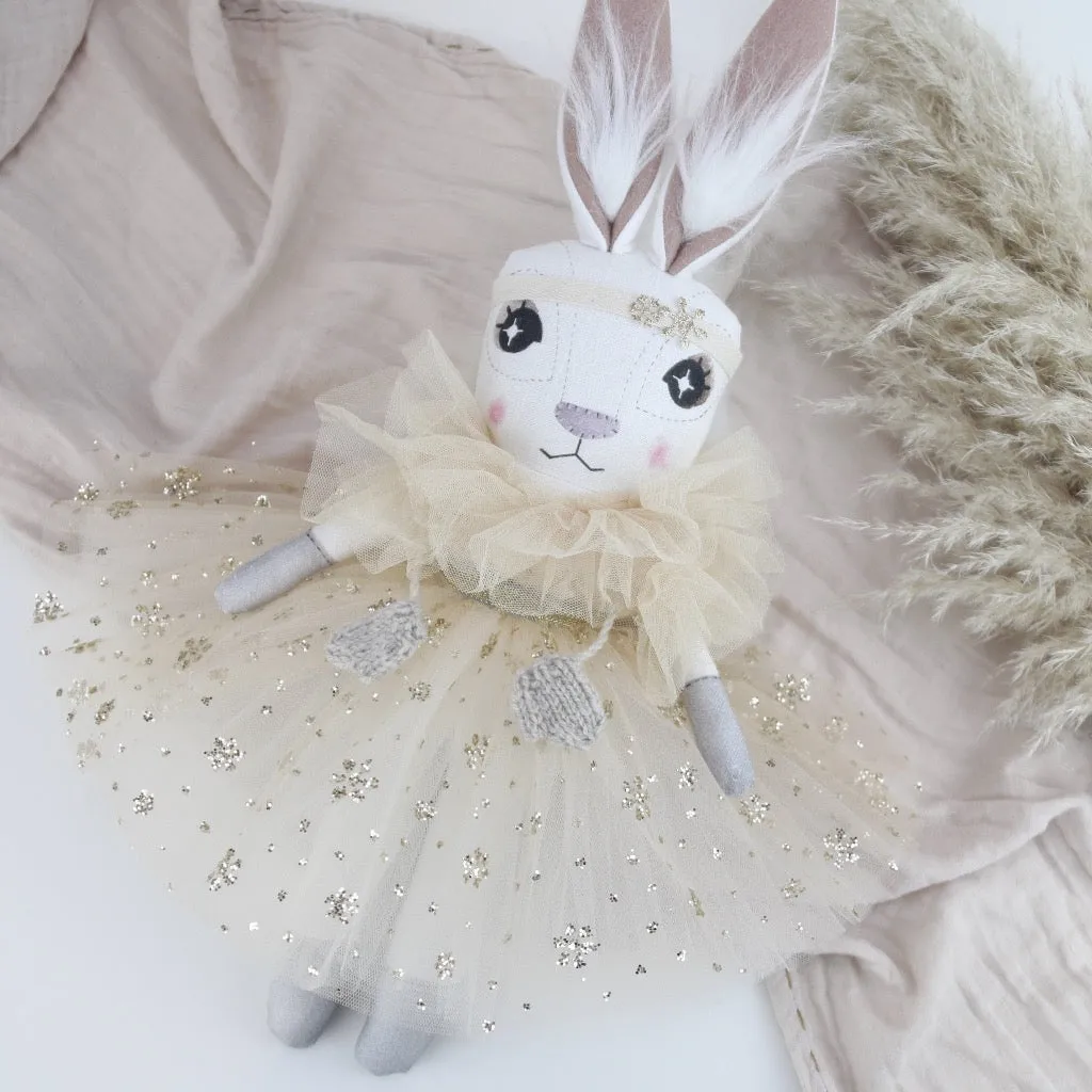 Keepsake Snowflake Sparkle Golden Adeline Arctic Hare
