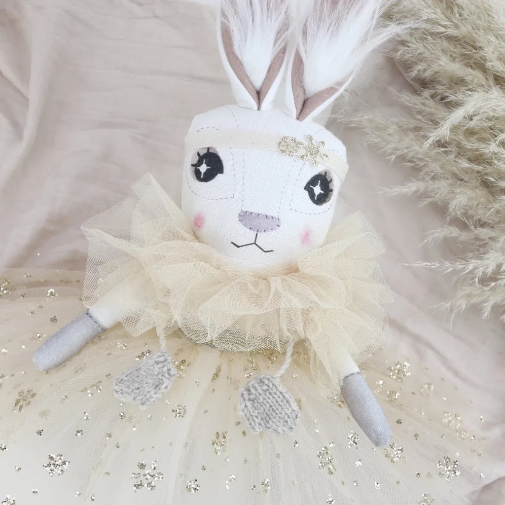 Keepsake Snowflake Sparkle Golden Adeline Arctic Hare
