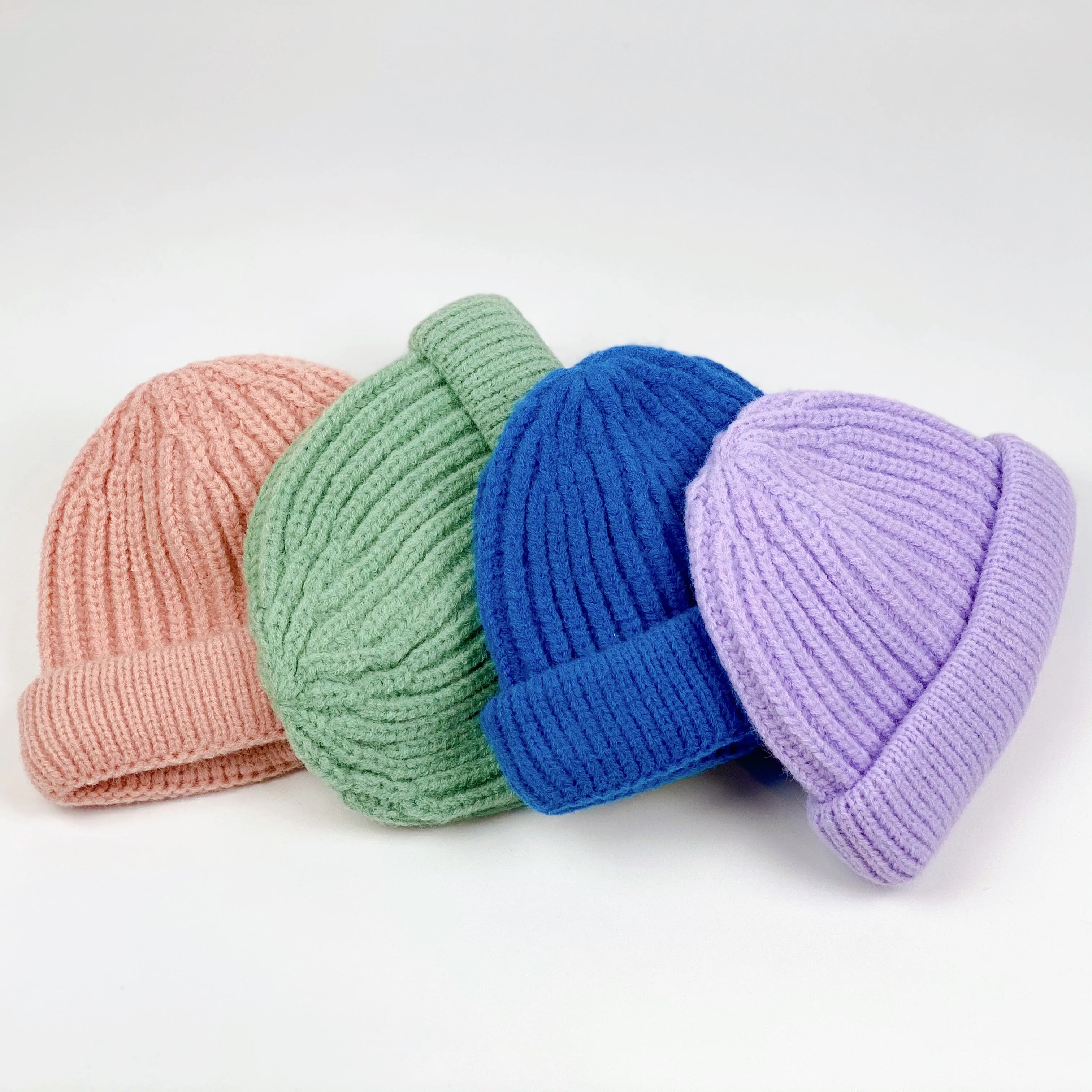 Kids Knitted Beanie (Mint)