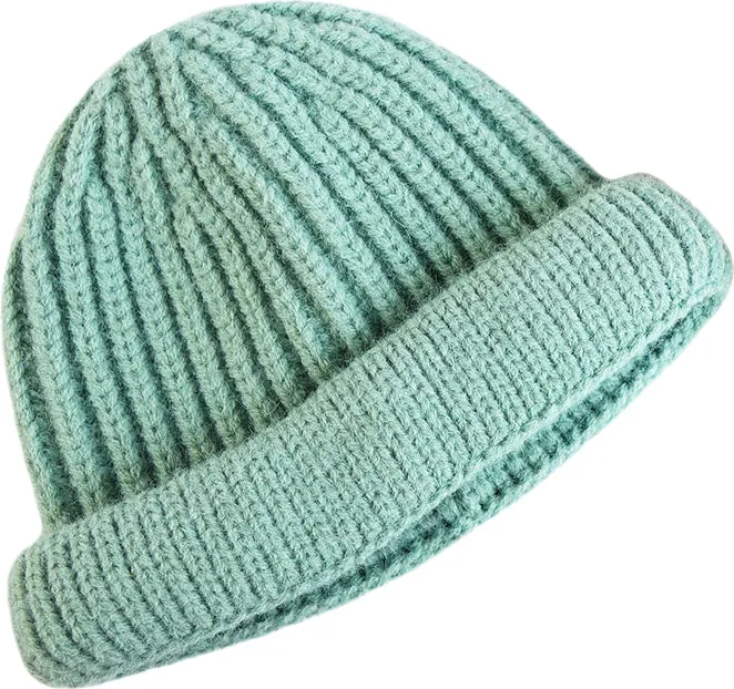 Kids Knitted Beanie (Mint)