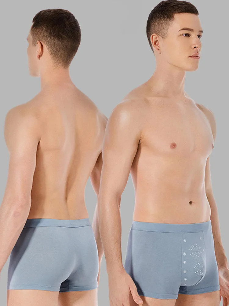 Mens High Elastic Granule Massage Trunks