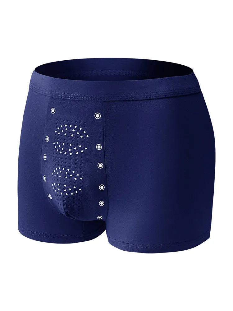 Mens High Elastic Granule Massage Trunks