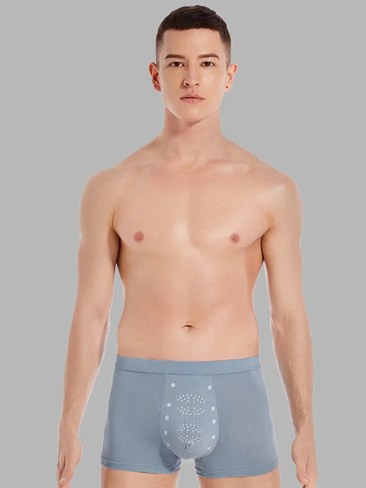 Mens High Elastic Granule Massage Trunks