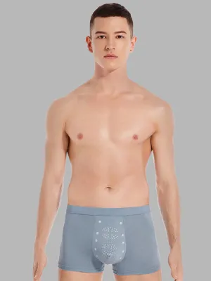 Mens High Elastic Granule Massage Trunks