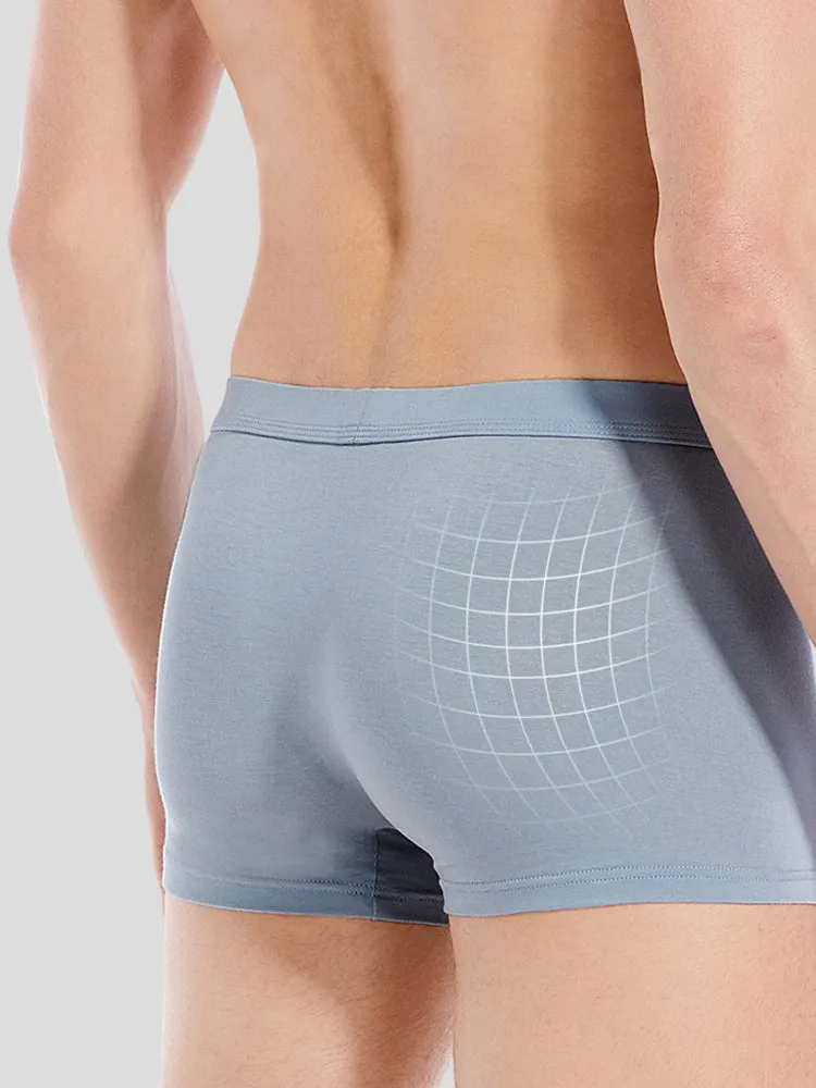 Mens High Elastic Granule Massage Trunks