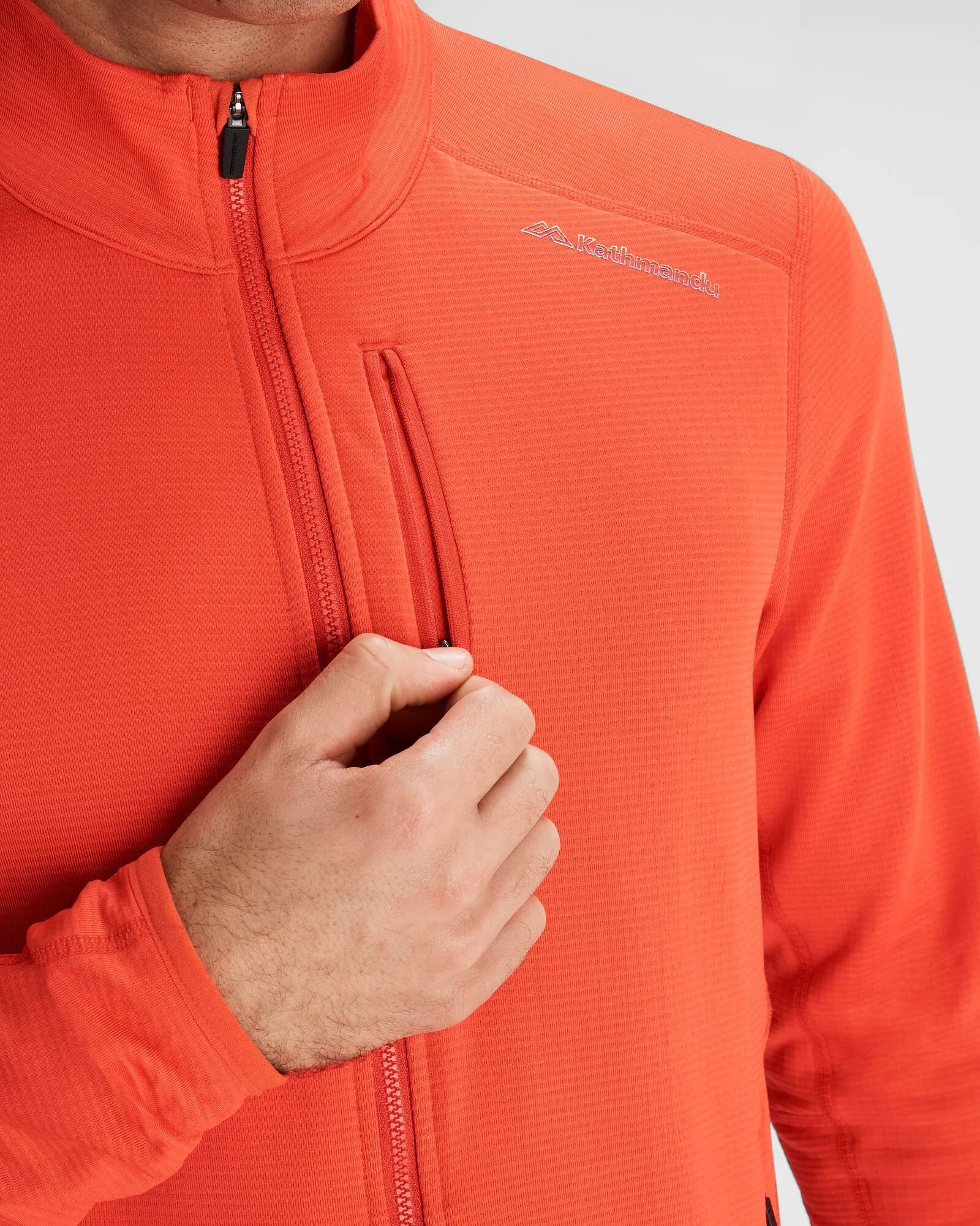 Men's Seeker Fleece Jacket - Hut Orange
