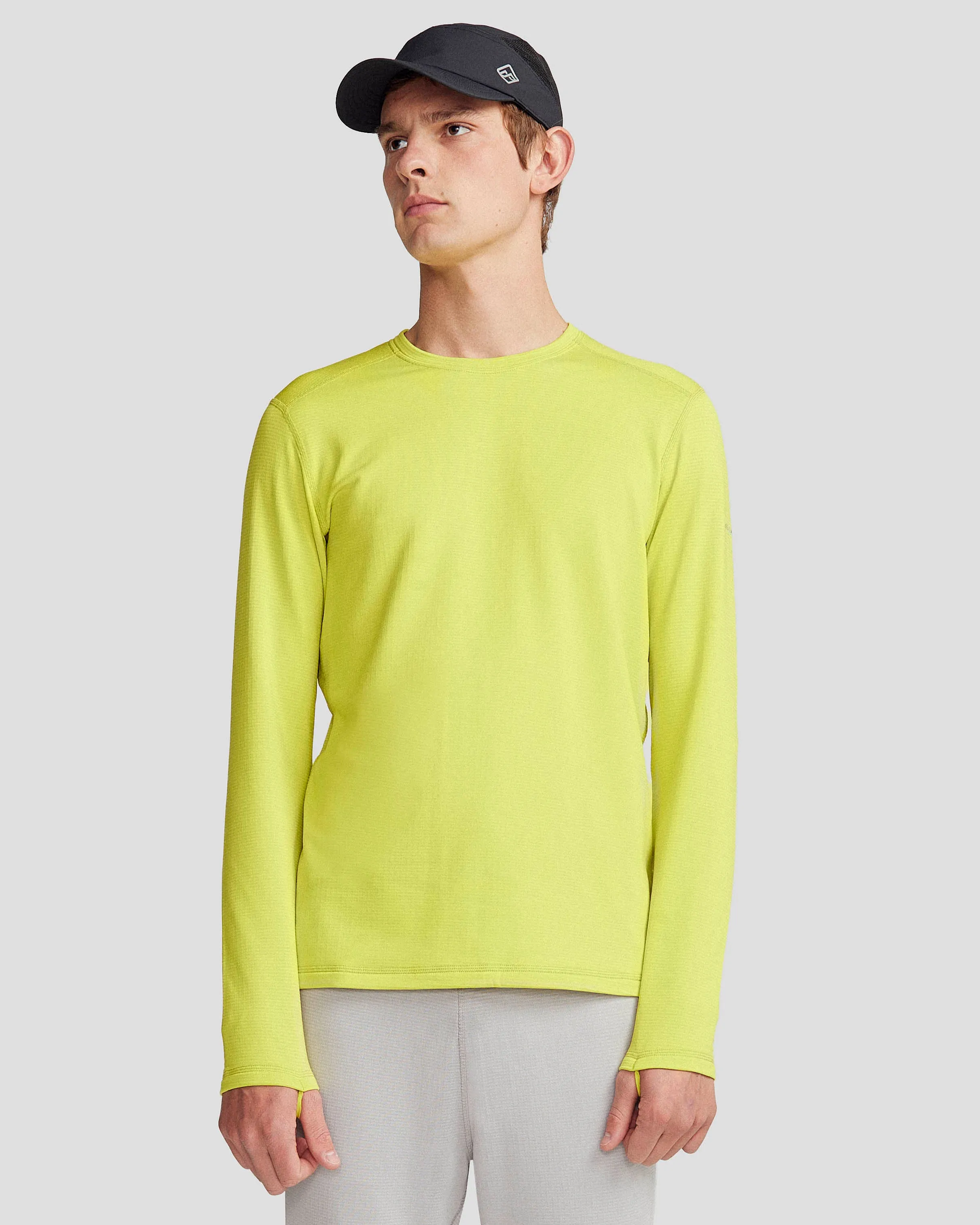 Men's Seeker Fleece Long Sleeve Top - Bright Moss