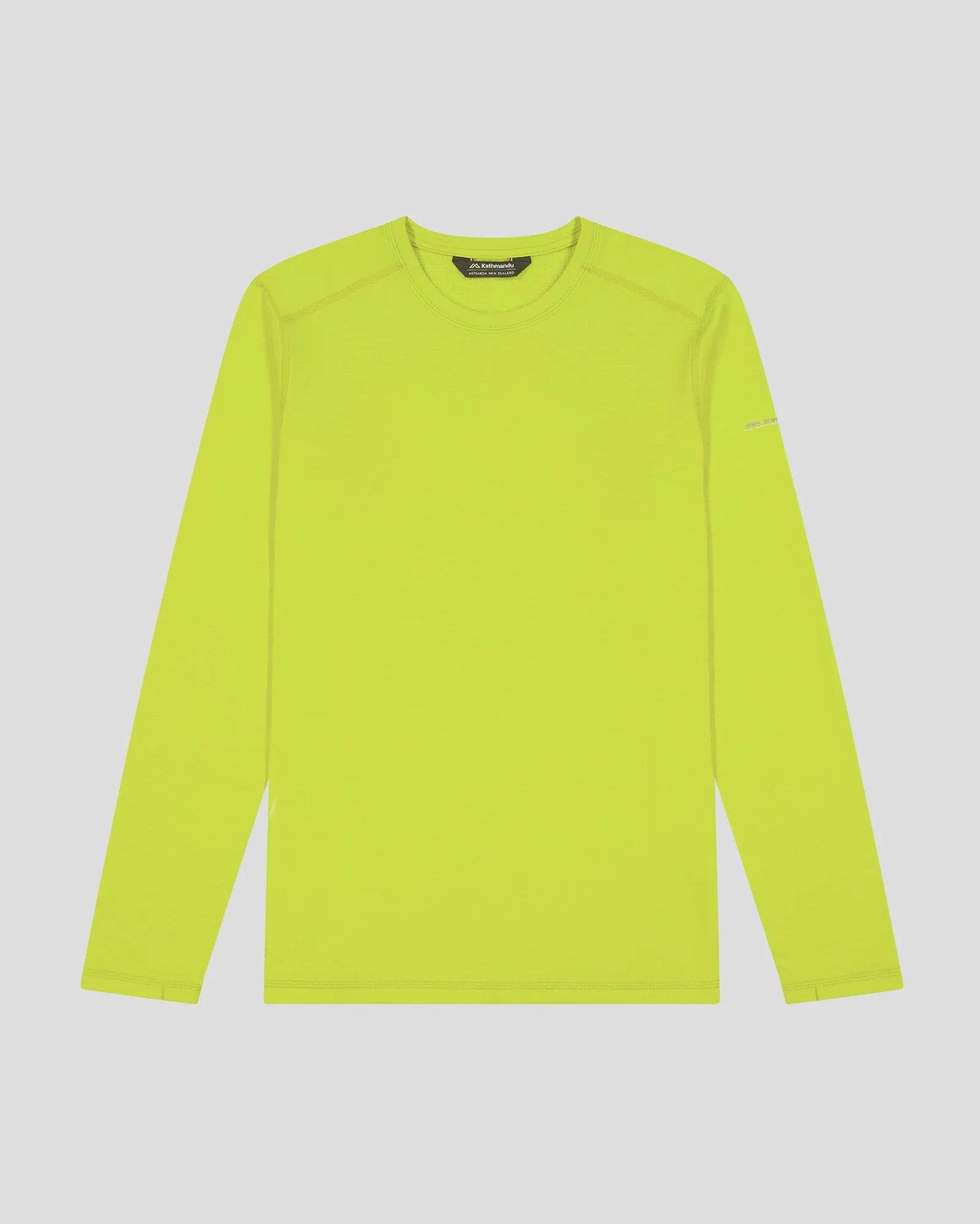 Men's Seeker Fleece Long Sleeve Top - Bright Moss