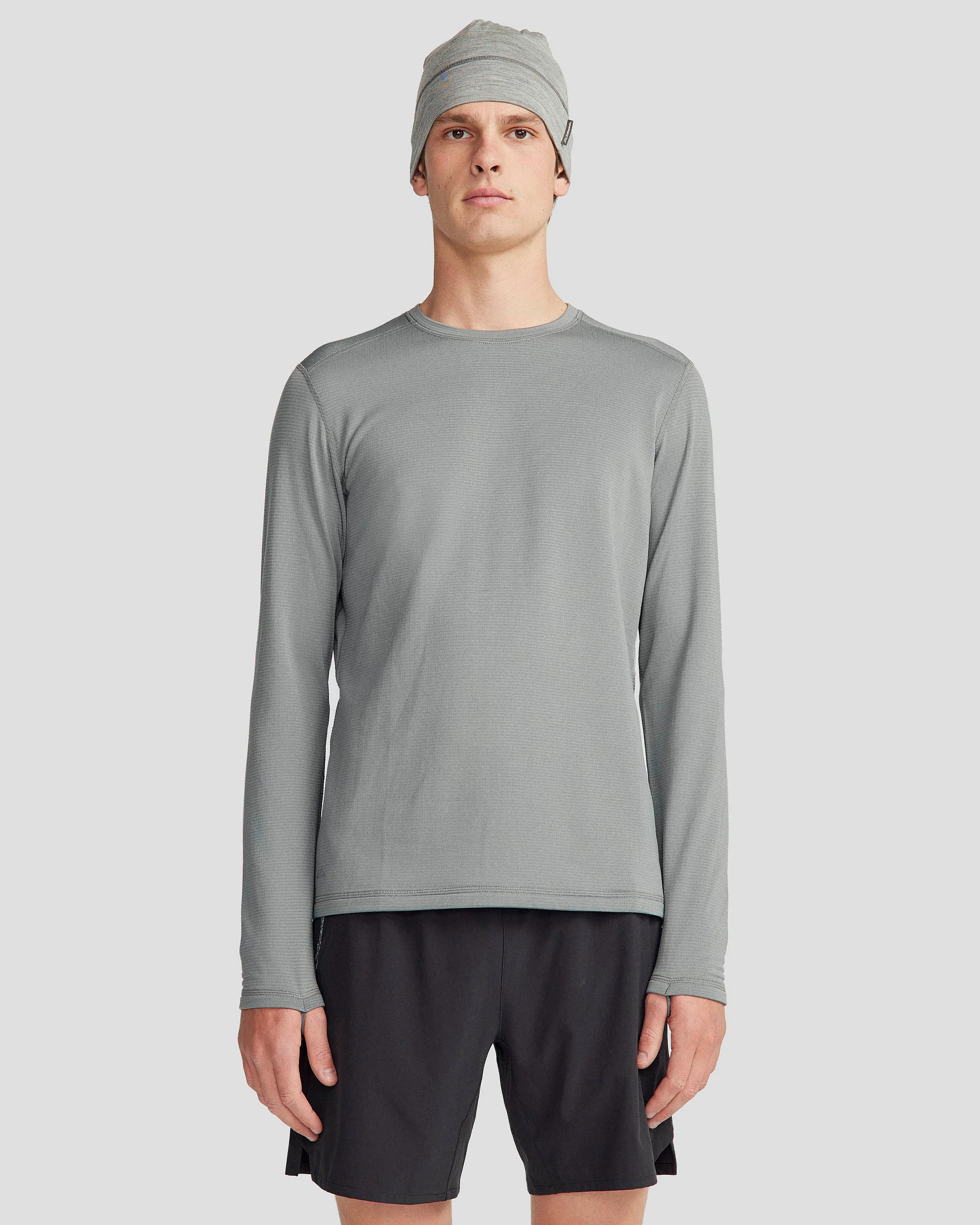 Men's Seeker Fleece Long Sleeve Top - Moon