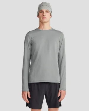 Men's Seeker Fleece Long Sleeve Top - Moon