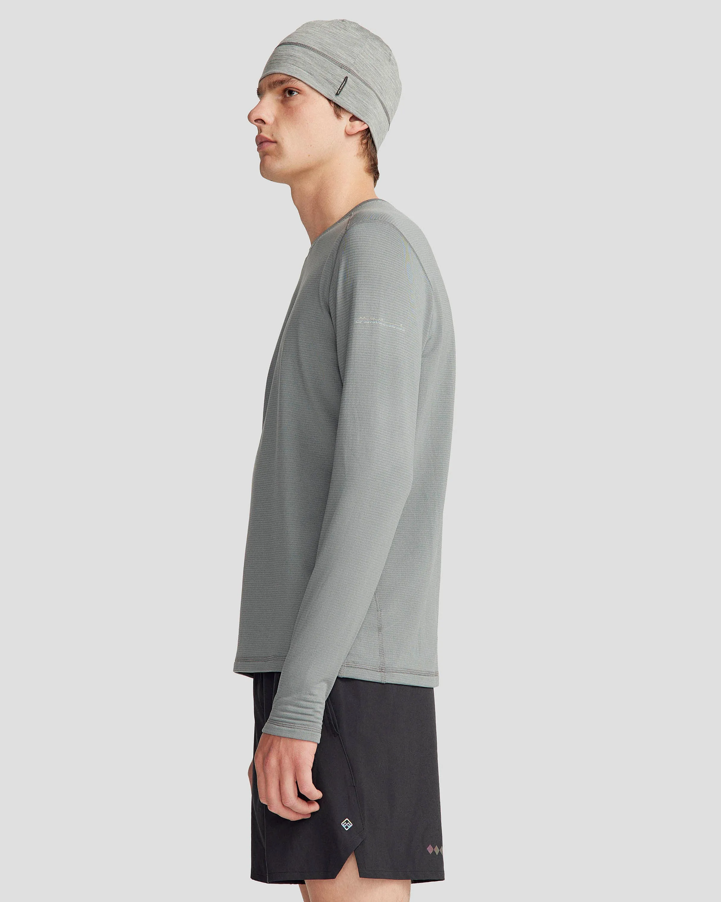 Men's Seeker Fleece Long Sleeve Top - Moon