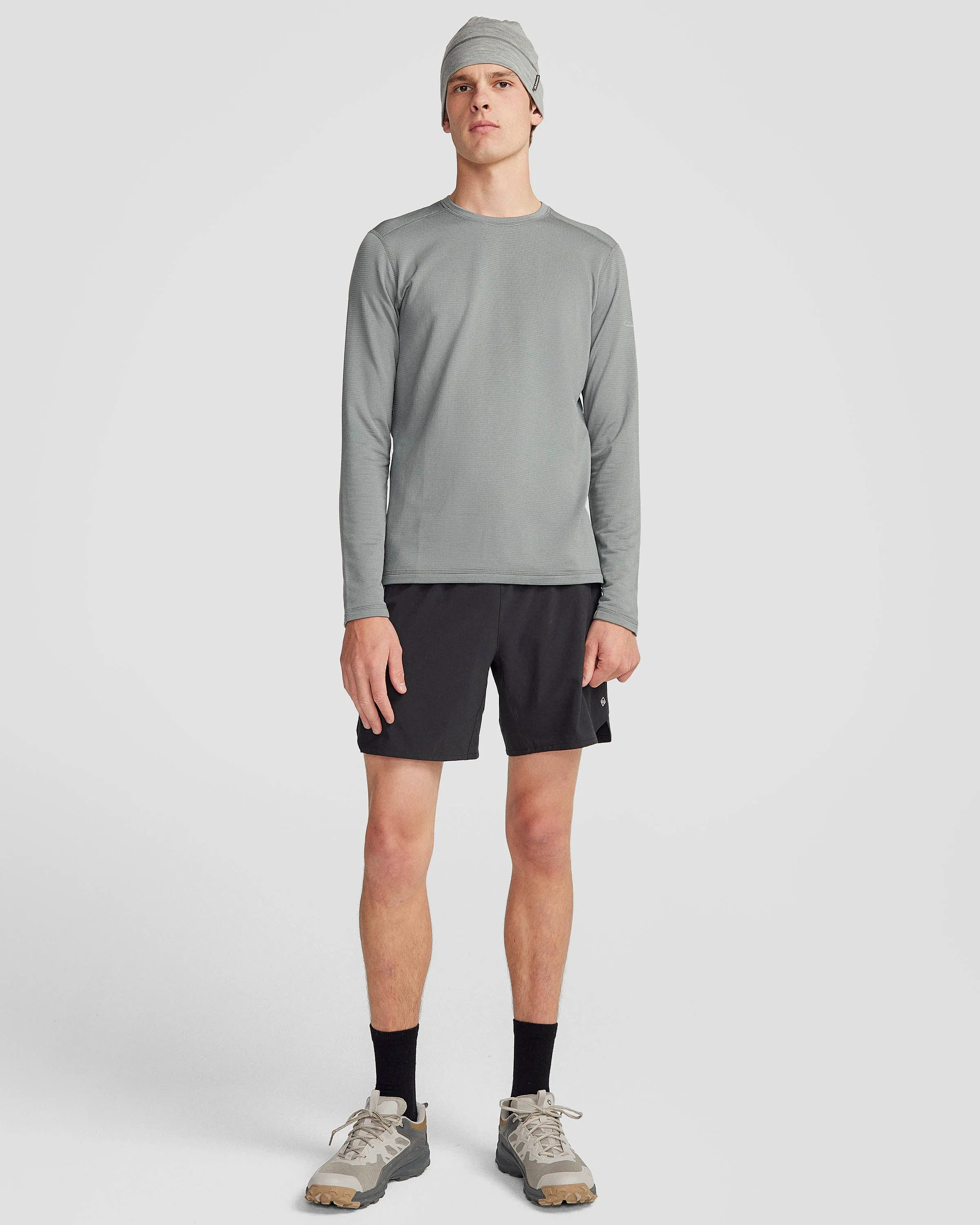 Men's Seeker Fleece Long Sleeve Top - Moon