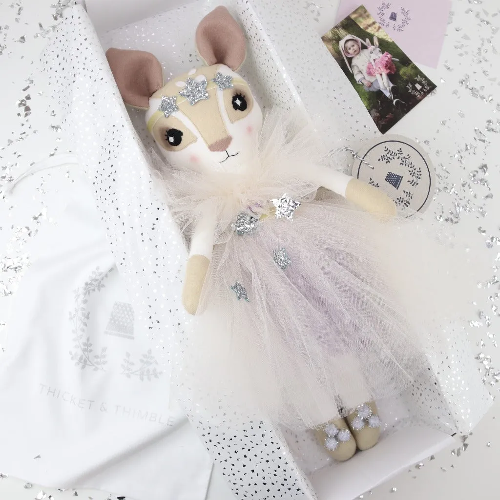 Pleated Sparkle Rosalie Reindeer