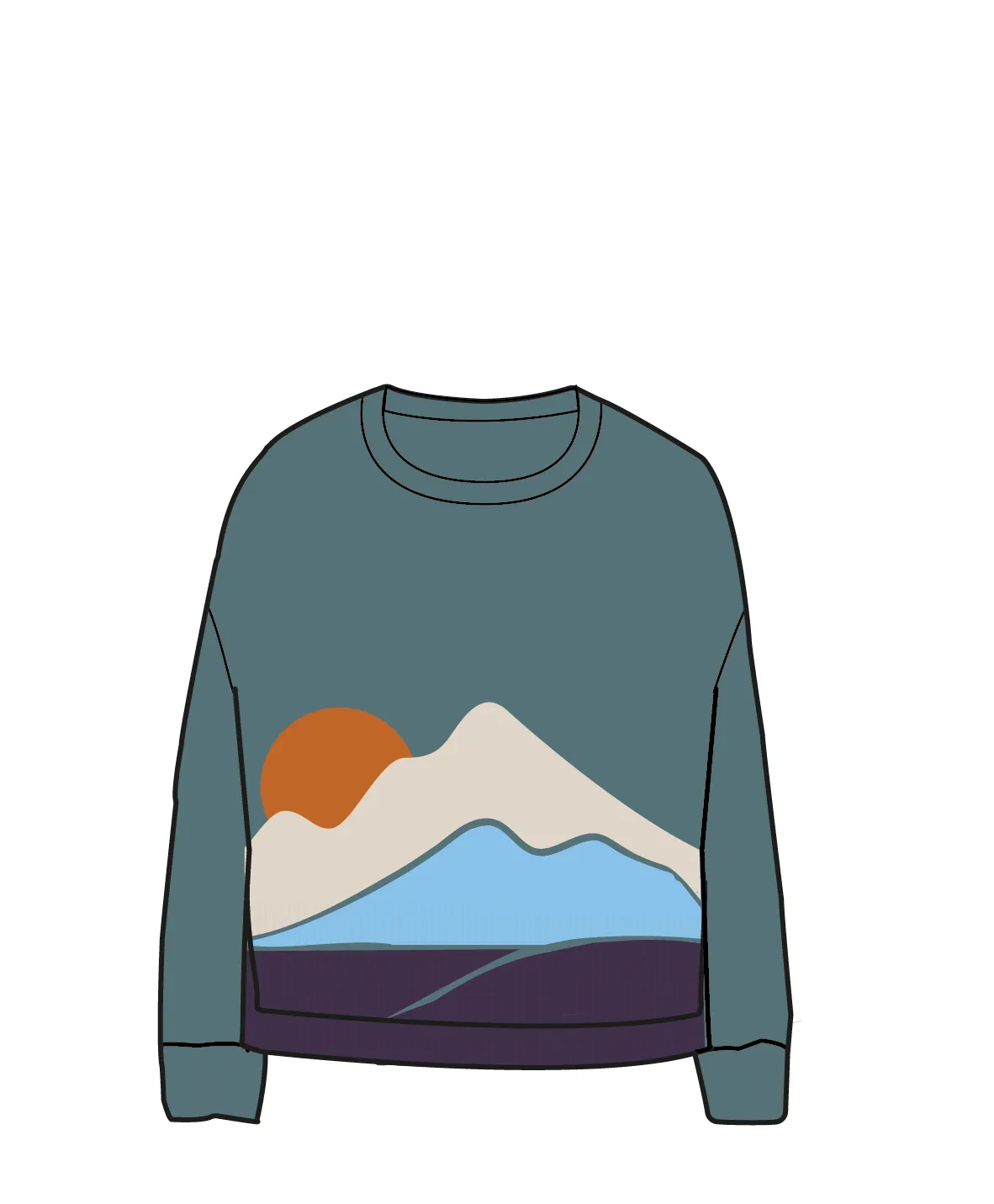 Vista Recycled Knitted Jumper - Arctic