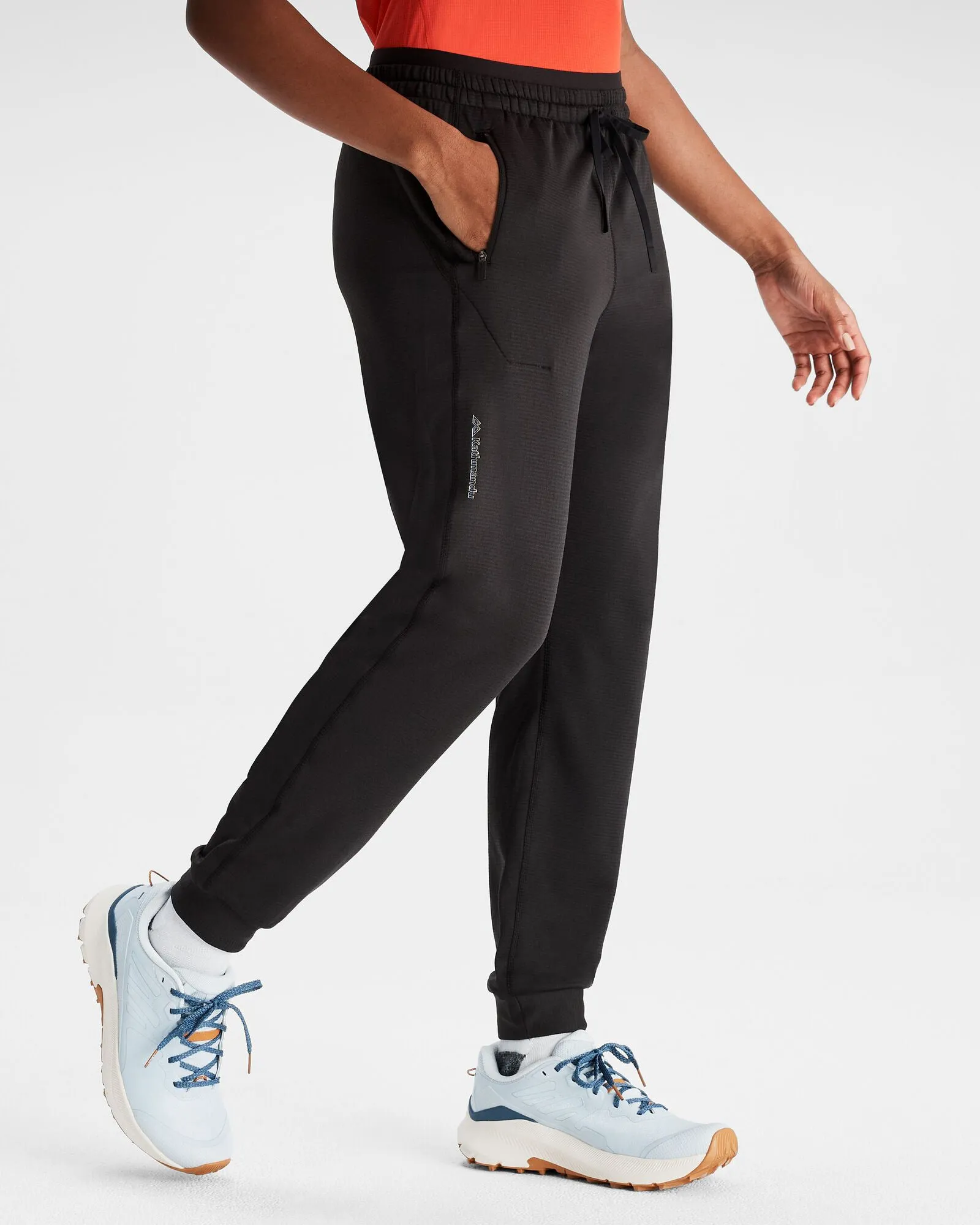 Women's Seeker Fleece Joggers - Black Stingray